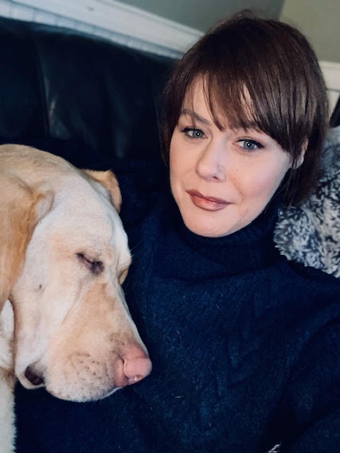 Christina, founder of Dog Park Advisors, with her dog